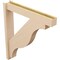 Ekena Millwork 6-in W x 36-in D x 40-in H Funston Block Rough Cedar Woodgrain TimberThane Outlooker, Primed Tan OUTUR060X36X40FST44RCPR - alternate 5